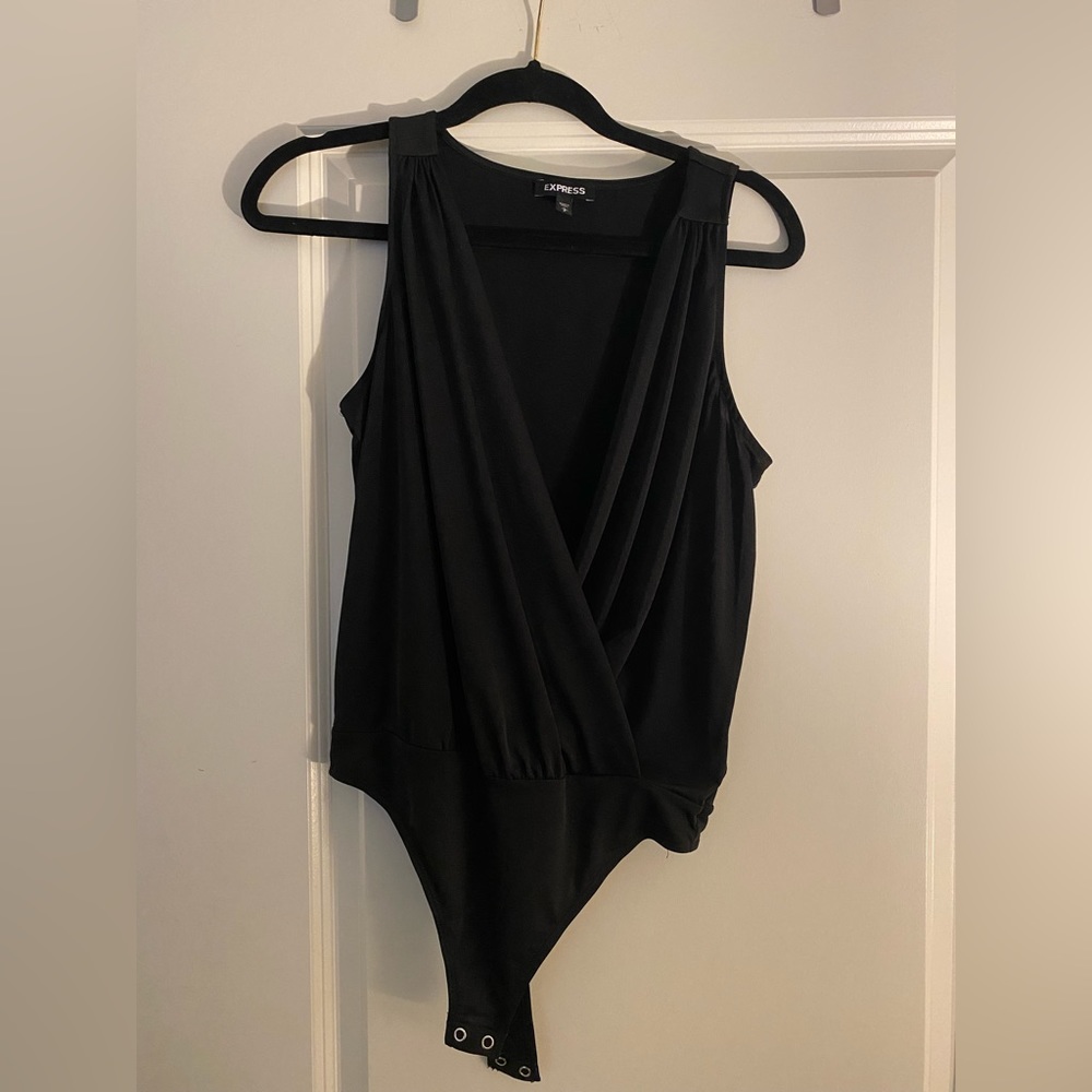 EXPRESS Black Bodysuit